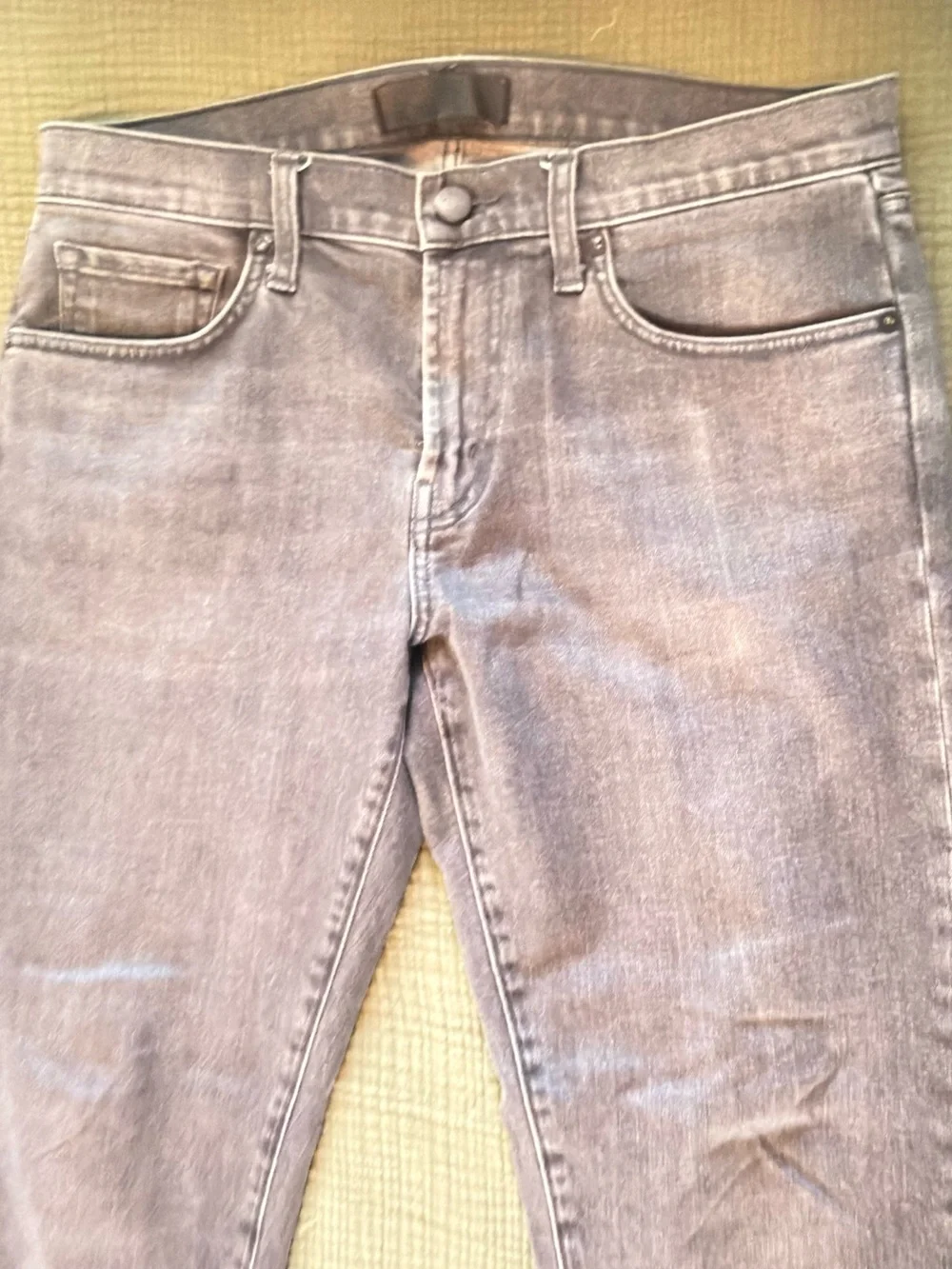 J Brand Men's Washed Gray Skinny Jeans